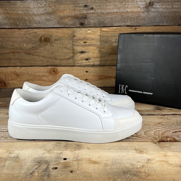 INC International Concepts Caleb Sneakers - White - Picture 3 of 8